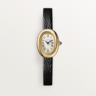 Cartier Baignoire horloge Blauw Kroon Geel goud 24.6 mm x 18.7 mm CRWGBA0041