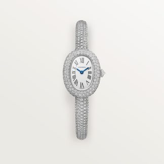 Cartier Baignoire horloge Top Wesselton (F-G) Kroon Wit goud 24.6 mm x 18.7 mm CRHPI01822
