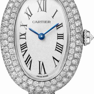 Cartier Baignoire horloge Top Wesselton (F-G) Kroon Wit goud 31.4 mm x 23.1 mm CRHPI01701