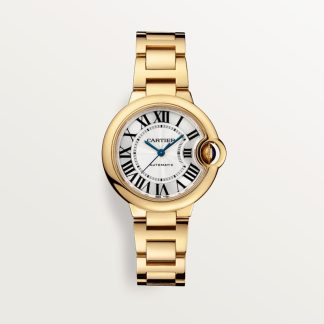 Cartier Ballon Bleu de Cartier horloge Blauw Kroon Geel goud CRWGBB0045