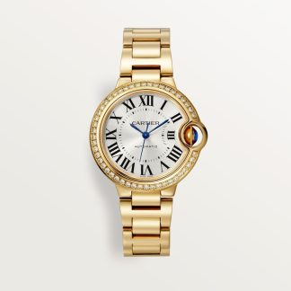 Cartier Ballon Bleu de Cartier horloge Blauw Kroon Geel goud CRWJBB0069