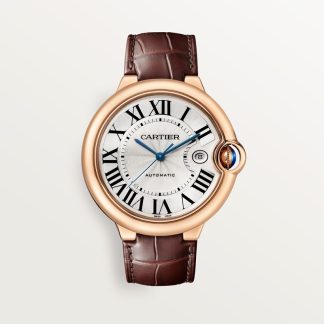 Cartier Ballon Bleu de Cartier horloge Blauw Kroon Roségoud CRWGBB0030