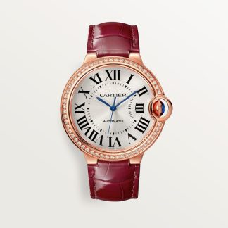 Cartier Ballon Bleu de Cartier horloge Blauw Kroon Roségoud CRWJBB0034