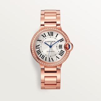 Cartier Ballon Bleu de Cartier horloge Blauw Kroon Roségoud CRWJBB0064