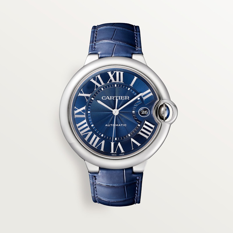 Cartier Ballon Bleu de Cartier horloge Blauw Kroon Staal 44.1 mm x NaN mm CRWSBB0027