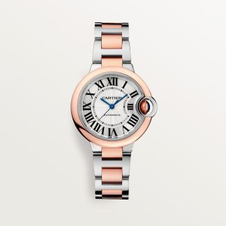 Cartier Ballon Bleu de Cartier horloge Blauw Kroon Staal CRW2BB0032