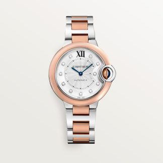 Cartier Ballon Bleu de Cartier horloge Blauw Kroon Staal CRW3BB0021