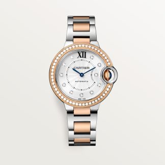 Cartier Ballon Bleu de Cartier horloge Blauw Kroon Staal CRW3BB0023