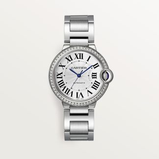 Cartier Ballon Bleu de Cartier horloge Blauw Kroon Staal CRW4BB0024