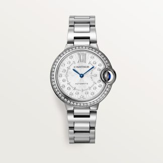 Cartier Ballon Bleu de Cartier horloge Blauw Kroon Staal CRW4BB0035