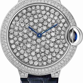 Cartier Ballon Bleu de Cartier horloge Blauw Kroon Wit goud CRHPI01515