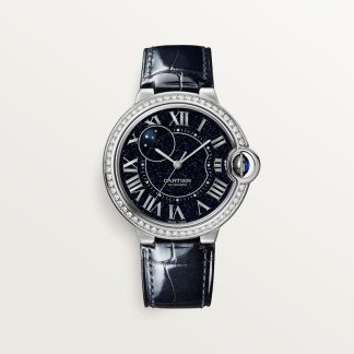 Cartier Ballon Bleu de Cartier horloge Blauw Kroon Wit goud CRWJBB0089