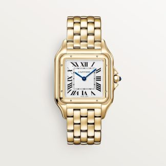 Cartier Panthère de Cartier horloge Blauw Kroon Geel goud 42.0 mm x 31.0 mm CRWGPN0051