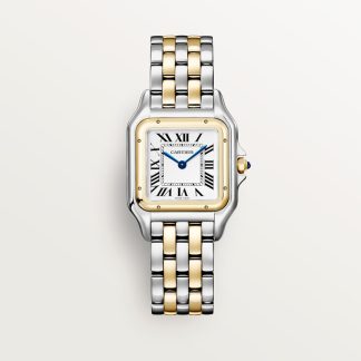 Cartier Panthère de Cartier horloge Blauw Kroon Goud en staal 36.5 mm x 26.7 mm CRW2PN0019