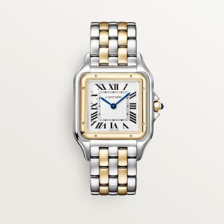 Cartier Panthère de Cartier horloge Blauw Kroon Goud en staal 42.0 mm x 31.0 mm CRW2PN0016