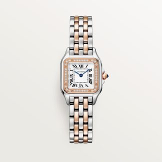 Cartier Panthère de Cartier horloge Blauw Kroon Staal 30.3 mm x 22.0 mm CRW3PN0014