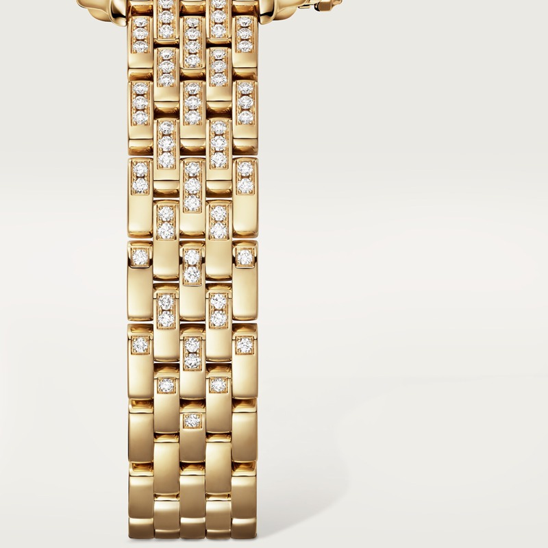 Cartier Panthère de Cartier horloge Top Wesselton (F-G) Kroon Geel goud 30.3 mm x 22.0 mm CRWJPN0059 - Afbeelding 2