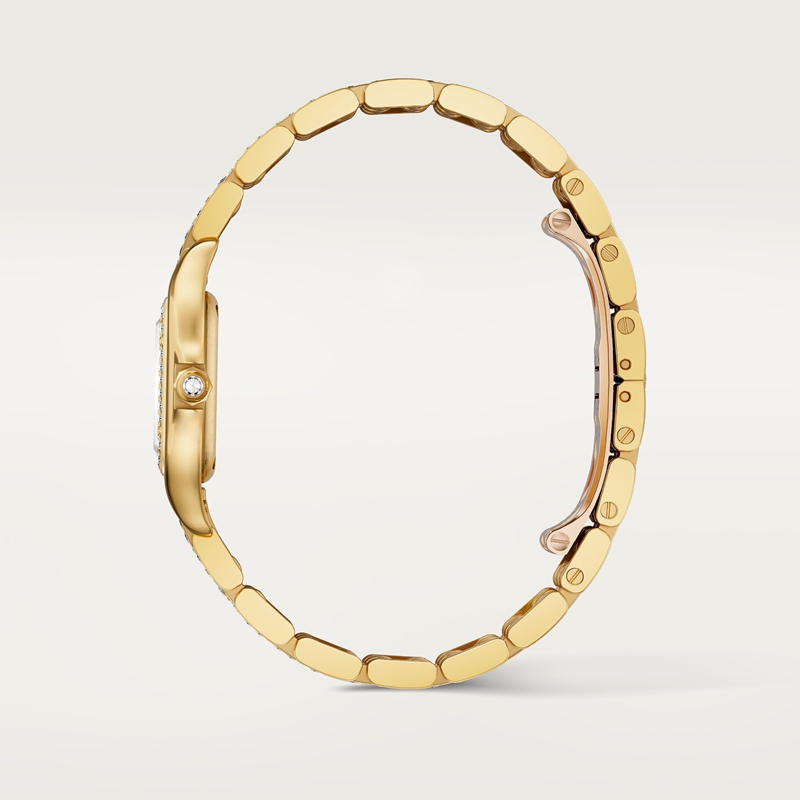 Cartier Panthère de Cartier horloge Top Wesselton (F-G) Kroon Geel goud 30.3 mm x 22.0 mm CRWJPN0059 - Afbeelding 4