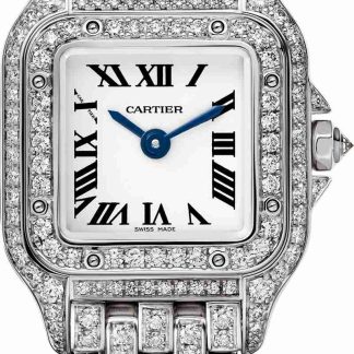 Cartier Panthère de Cartier horloge Top Wesselton (F-G) Kroon Wit goud 25.1 mm x 18.5 mm CRHPI01719