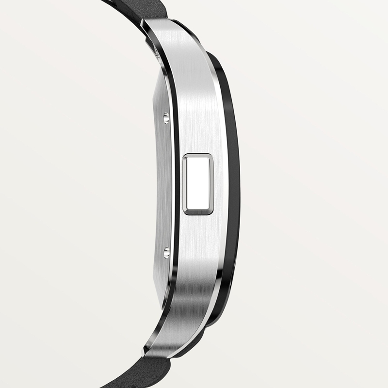 Cartier Santos de Cartier chronograaf horloge Zwart Kroon Staal 51.3 mm x 43.3 mm CRWSSA0017 - Afbeelding 3