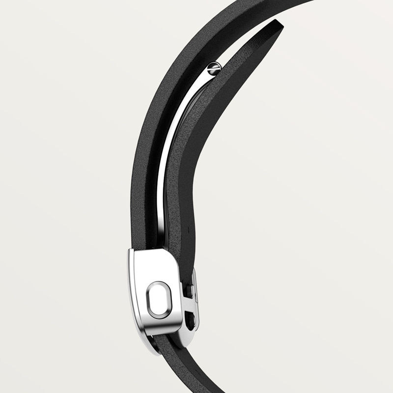 Cartier Santos de Cartier chronograaf horloge Zwart Kroon Staal 51.3 mm x 43.3 mm CRWSSA0017 - Afbeelding 6