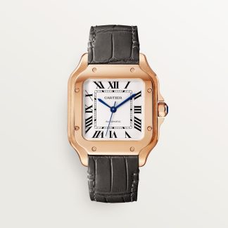 Cartier Santos de Cartier horloge Blauw Kroon Roségoud 41.9 mm x 35.1 mm CRWGSA0028