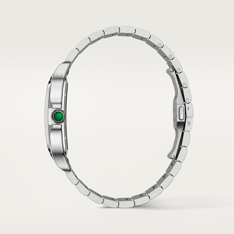 Cartier Santos de Cartier skelethorloge AUTOGLE6431 Kroon Staal 47.5 mm x 39.7 mm CRWHSA0028 - Afbeelding 5