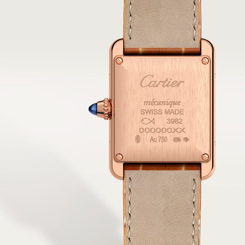 Cartier Tank Louis Cartier horloge Blauw Kroon Roségoud 29.5 mm x 22.0 mm CRWGTA0010 - Afbeelding 5