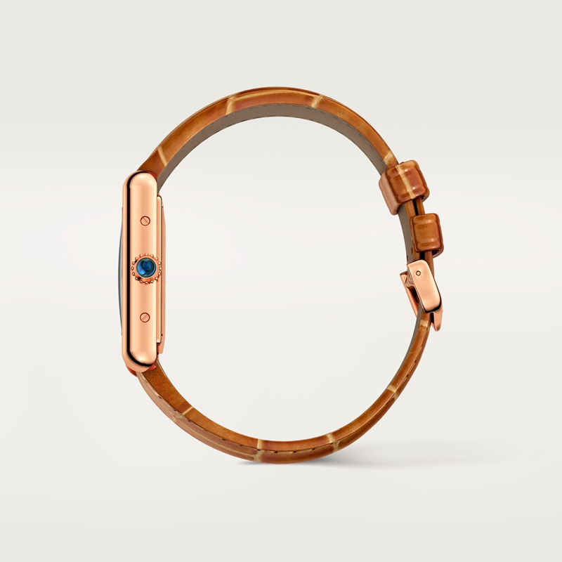 Cartier Tank Louis Cartier horloge Blauw Kroon Roségoud 29.5 mm x 22.0 mm CRWGTA0010 - Afbeelding 6