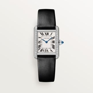 Cartier Tank Must de Cartier horloge Blauw Kroon Staal 29.5 mm x 22.0 mm CRW4TA0031