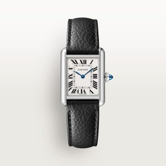 Cartier Tank Must de Cartier horloge Blauw Kroon Staal 29.5 mm x 22.0 mm CRWSTA0135