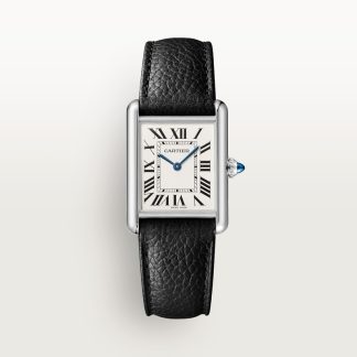 Cartier Tank Must de Cartier horloge Blauw Kroon Staal 33.7 mm x 25.5 mm CRWSTA0136