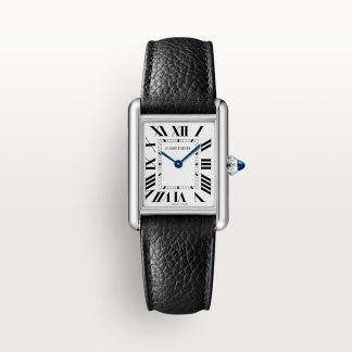 Cartier Tank Must de Cartier horloge Blauw Kroon Staal 33.7 mm x 25.5 mm CRWSTA0138