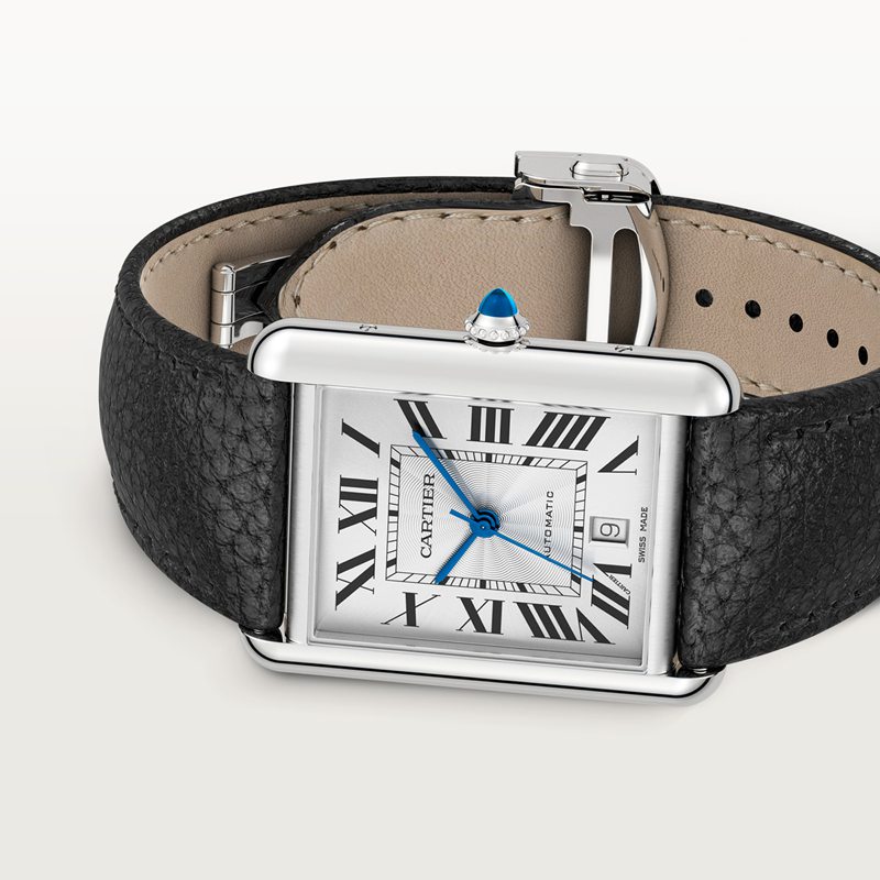 Cartier Tank Must de Cartier horloge Blauw Kroon Staal 41.0 mm x 31.0 mm CRWSTA0141 - Afbeelding 6