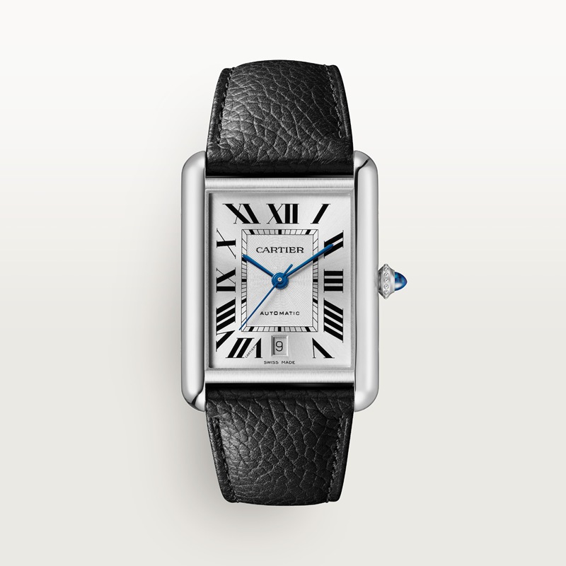 Cartier Tank Must de Cartier horloge Blauw Kroon Staal 41.0 mm x 31.0 mm CRWSTA0141